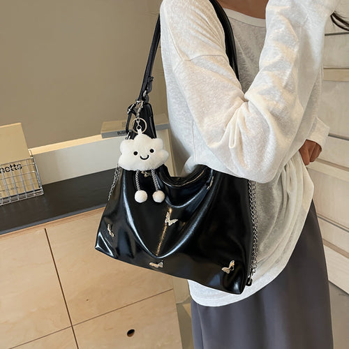 Large Leather Crossbody Handbag
