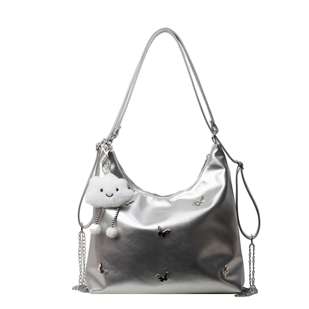 Large Leather Crossbody Handbag